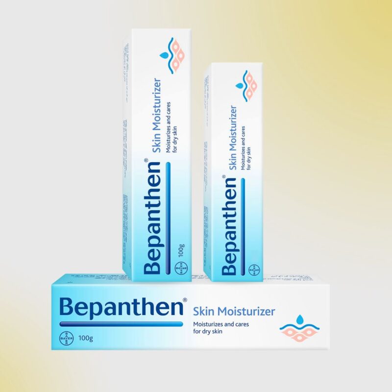 Bepanthen Skin Moisturizer, Moisturizes and cares for dry skin,100g - Image 3