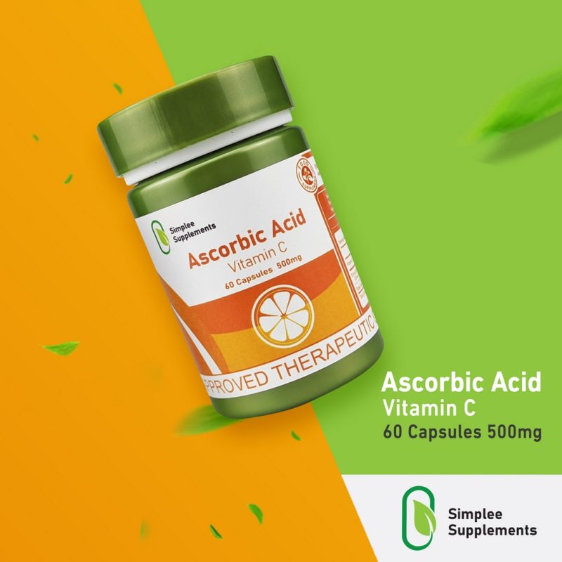 Ascorbic Acid Vitamin C 60 Capsules 500mg - Image 4