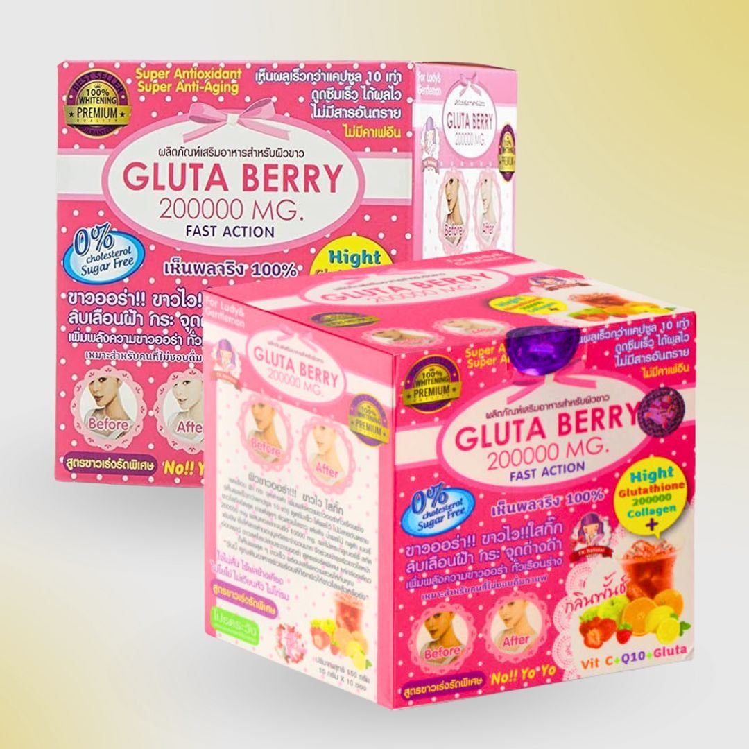 Gluta Berry 200000 mg (03 pack for one month)