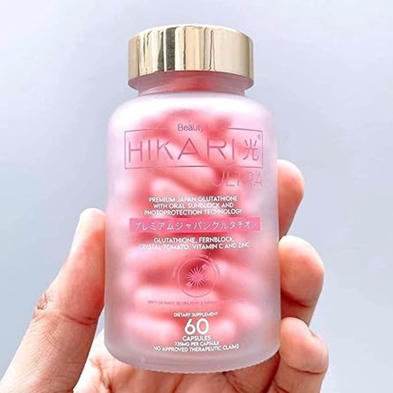 Hikari Ultra Premium Japanese Glutathione with Oral Sunscreen, 60 Capsules - Image 2