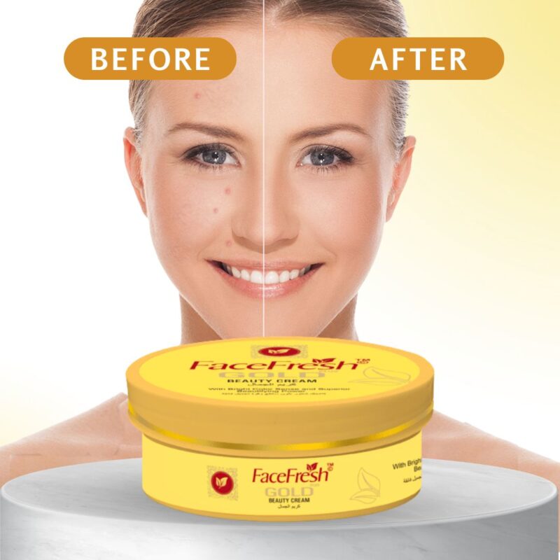 ORIGINAL Face Fresh Gold Plus Beauty Cream JAR 230g (Full Body whitening Cream) - Image 2