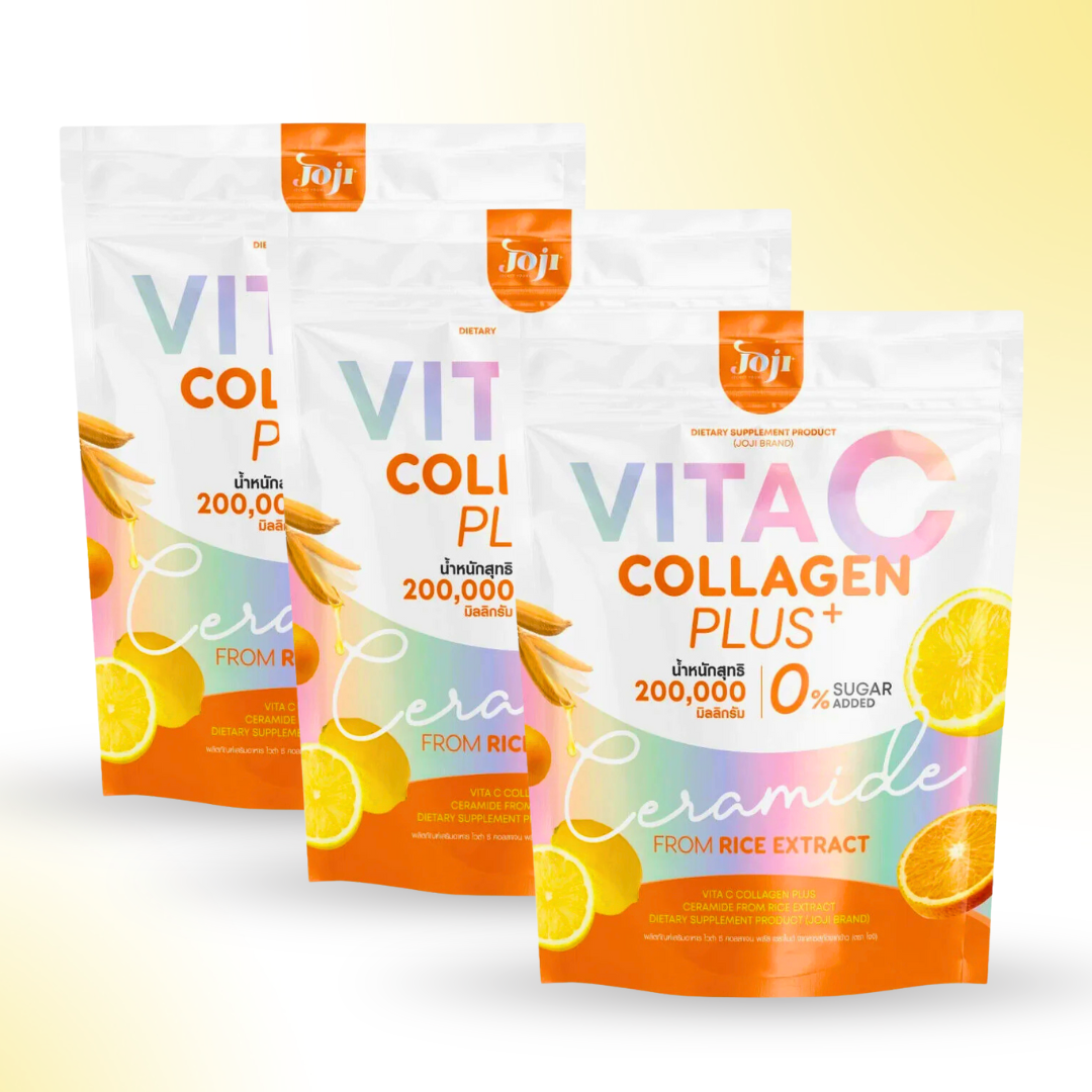 ORIGINAL JOJI VITA C Collagen plus (03 pack for One month Use)