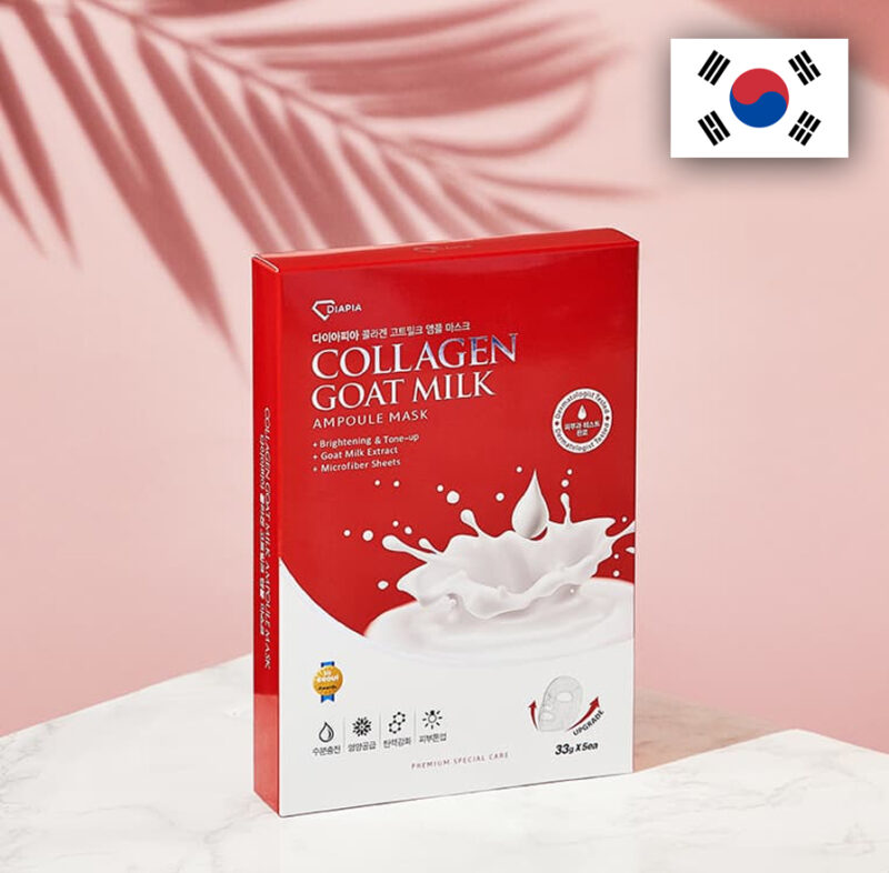 KOREA DIAPIA Collagen Goat Milk Ampoule Mask (05 in one)