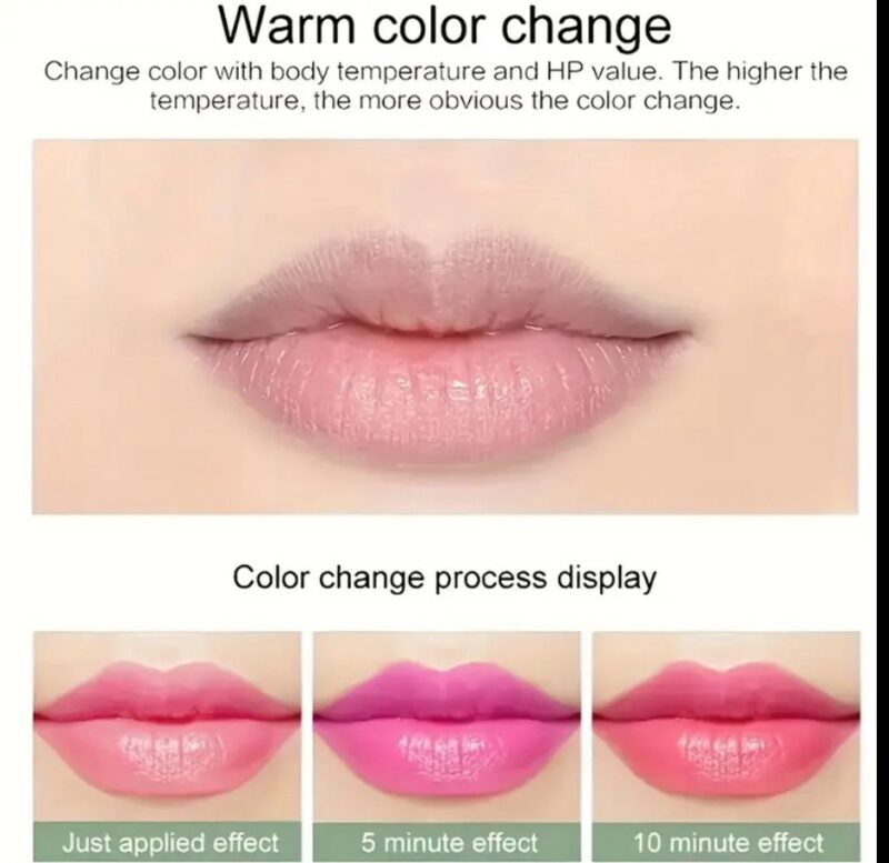 Aloe Vera Lipstick Waterproof Long Lasting Lip Balm - Image 3