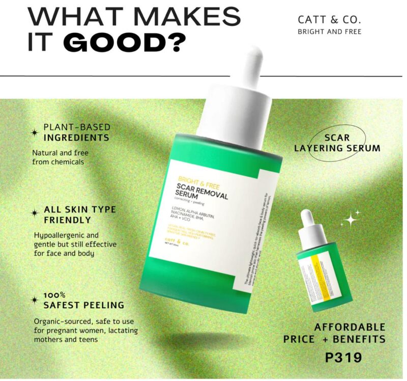 Catt & Co Bright & Free Scar Removal Serum 30ml - Image 5