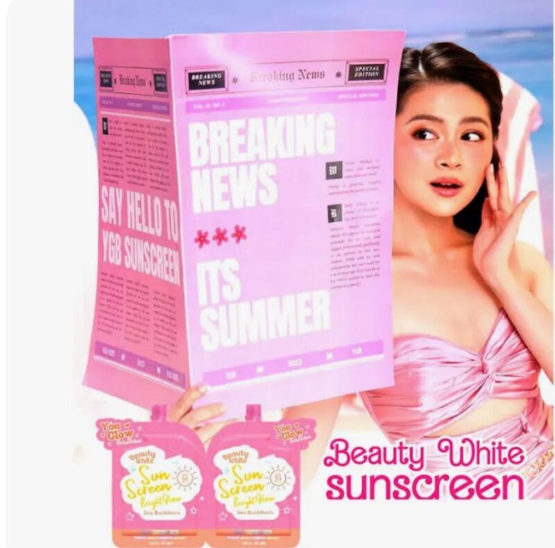 Beauty White Sunscreen Bright glow With Sea Buckthorn