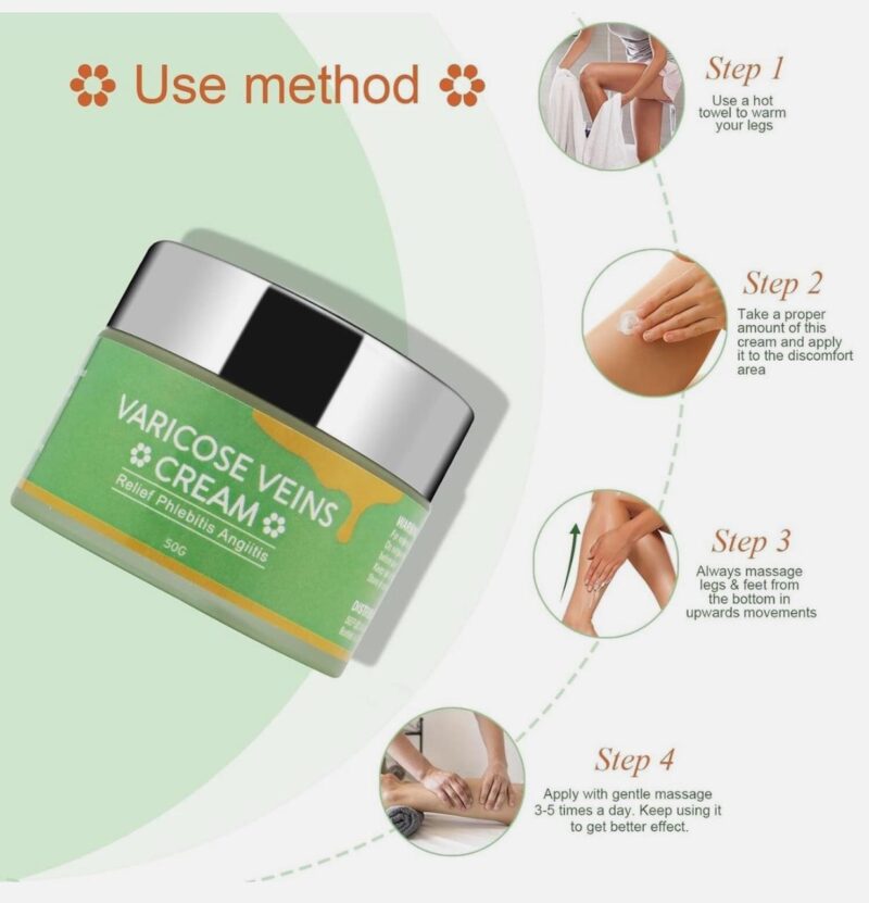 CremePure Varicose Veins Cream - Image 2