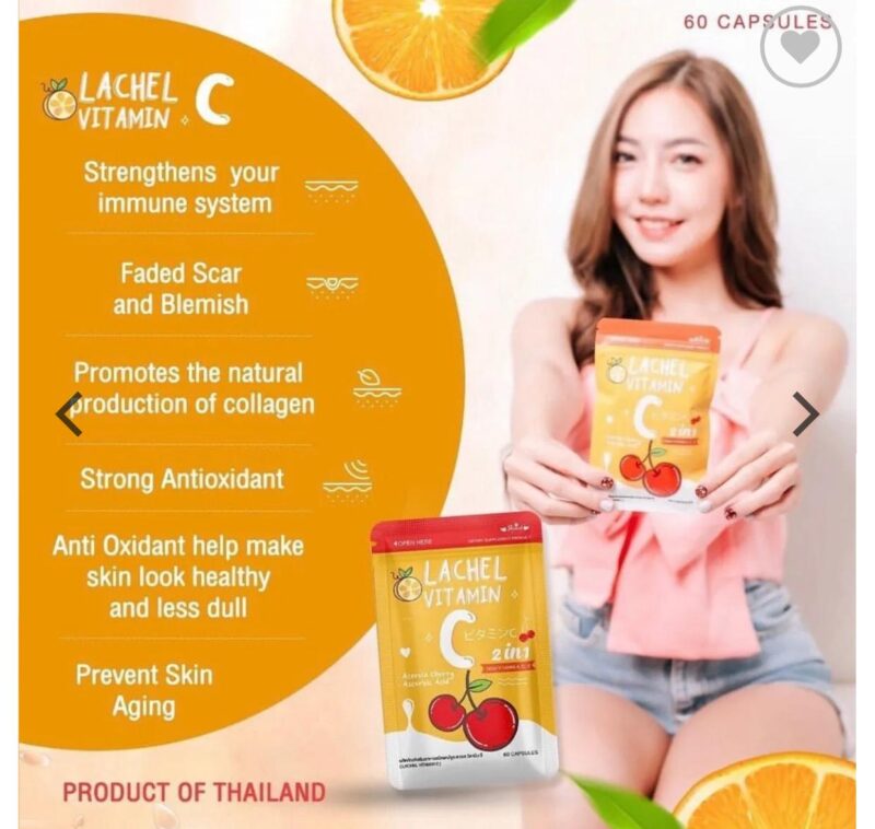 LACHEL Vitamin C,60 Capsules - Image 3
